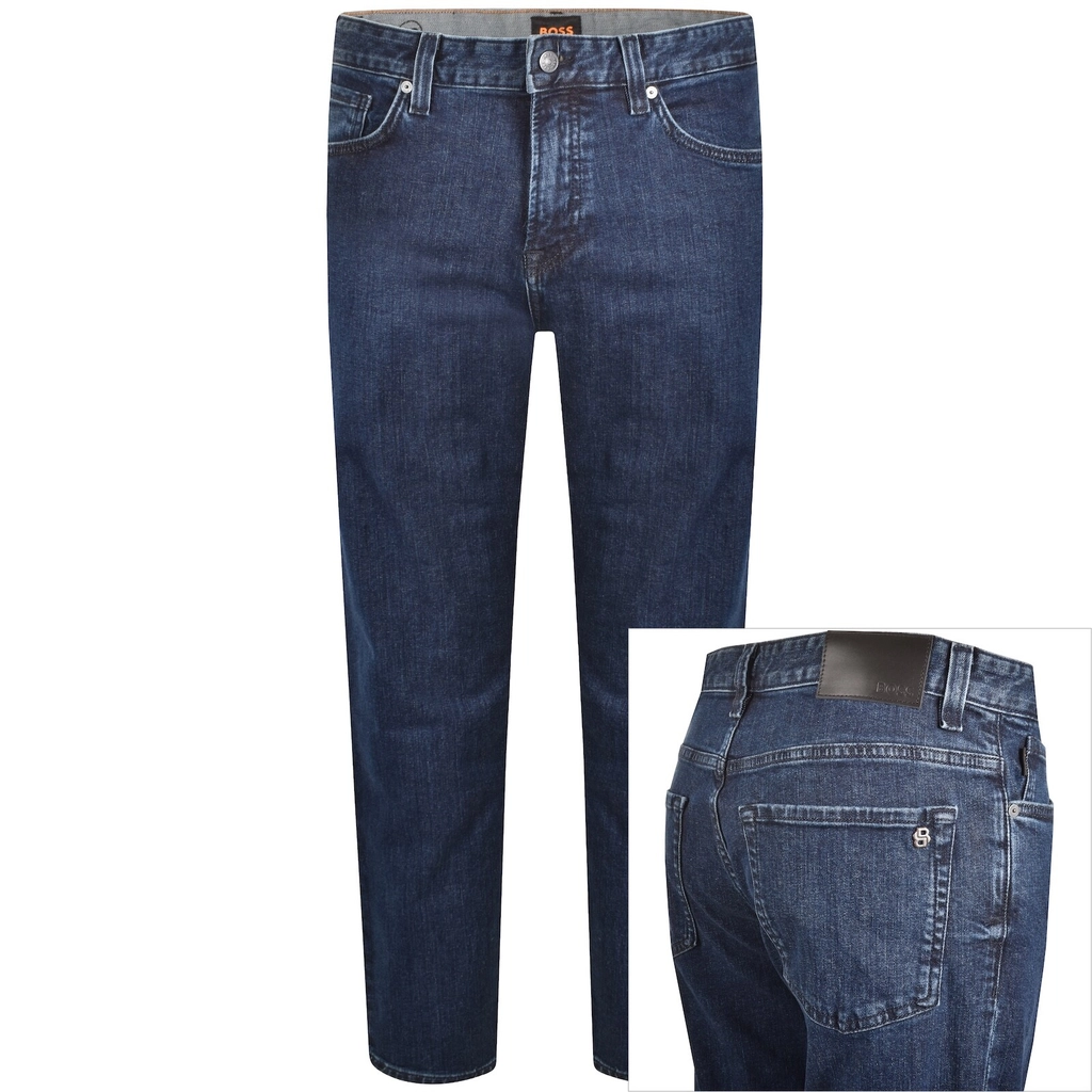 Hugo Boss BOSS Re Maine Regular Fit Dark Wash Blue